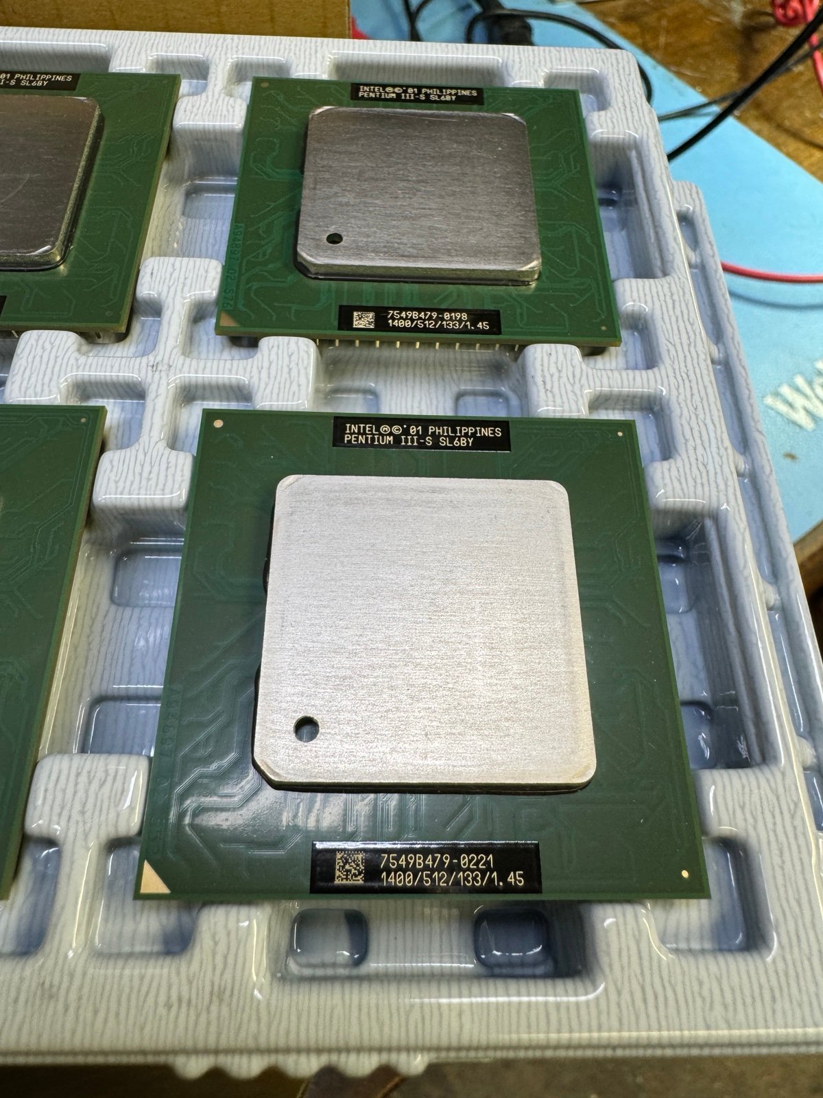 NOS Intel Pentium III Tualatin SL6BY Socket 370 CPU