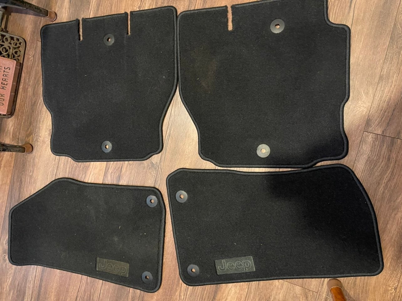 Jeep rubicon carpet floor mats