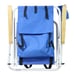 Backpack Beach Chair Folding Portable Chair Blue Solid Camping Hiking Fishing