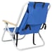 Backpack Beach Chair Folding Portable Chair Blue Solid Camping Hiking Fishing