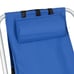Backpack Beach Chair Folding Portable Chair Blue Solid Camping Hiking Fishing