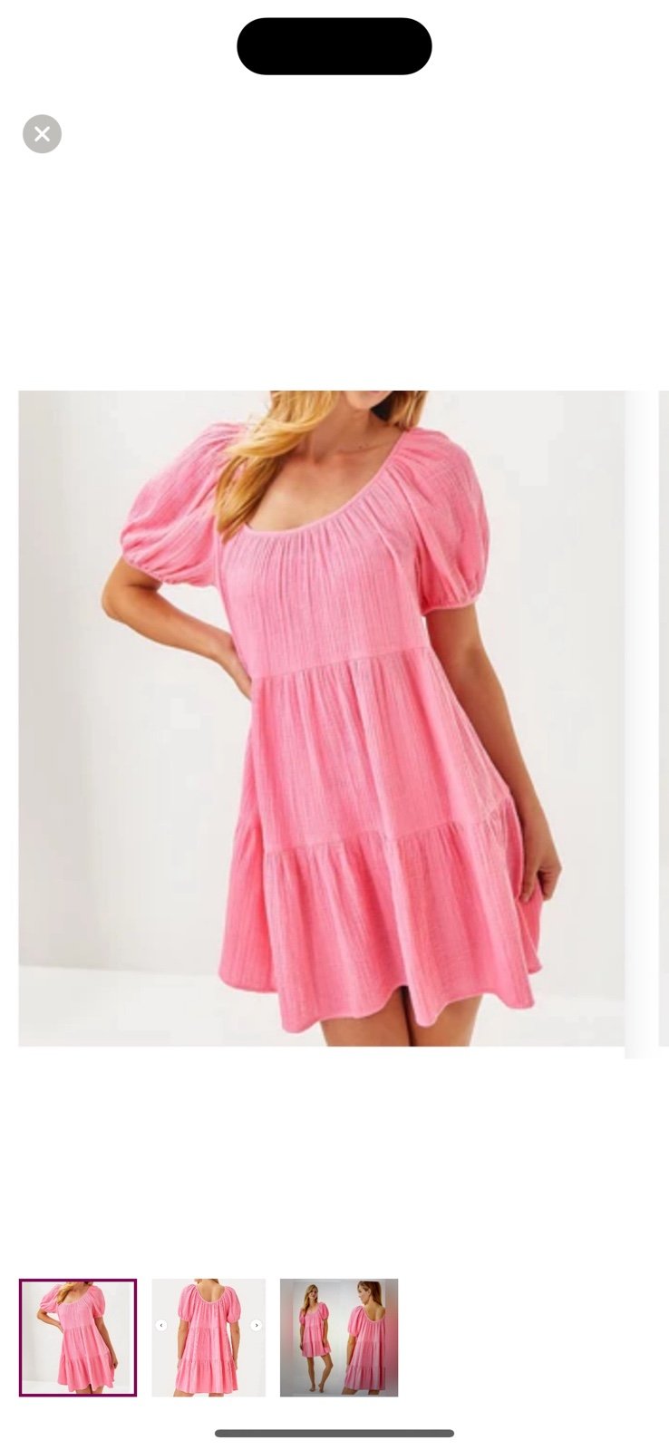 Lilly Pulitzer Zemini Cover-Up Dress Rousseau Pink Large New with Tags