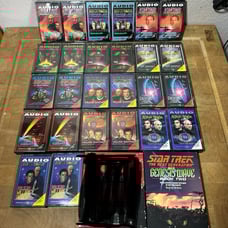 Lot Of 28 Vintage Star Trek Audio Book, Cassette Tapes VARIOUS YEARS & Titles Vt