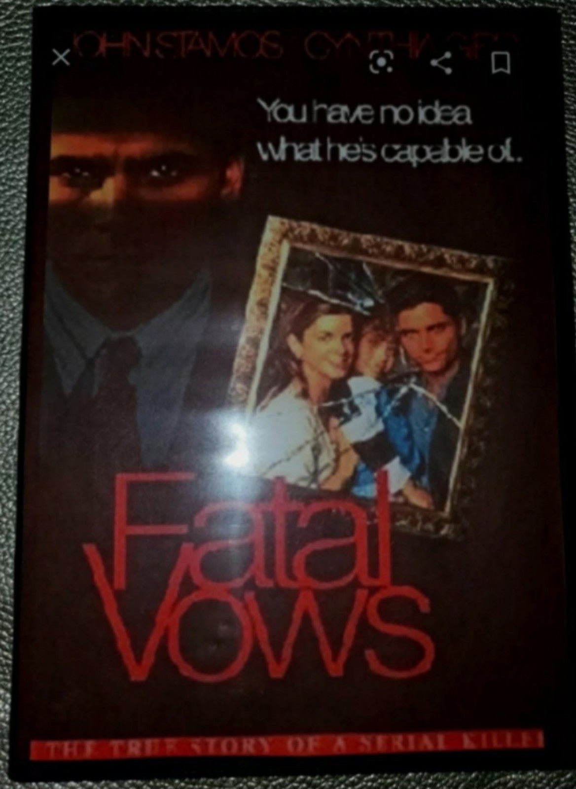 Fatal Vows ~ John Stamos (Dvd 1994) ~ ULTRA RARE