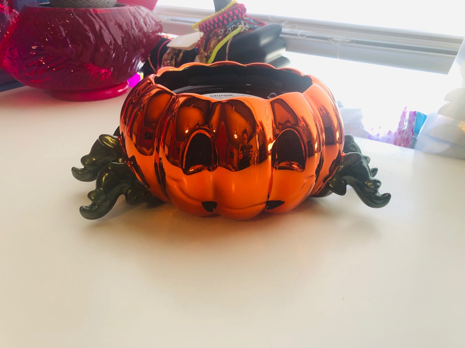BBW Pumpkin Spider halloween candle holder 2022