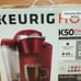 Keurig K-Classic Coffee Maker K-Cup Brewing System - Rhubarb Red