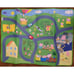 Peppa Pig Play Rug Mat with Peppa And George Car Figures