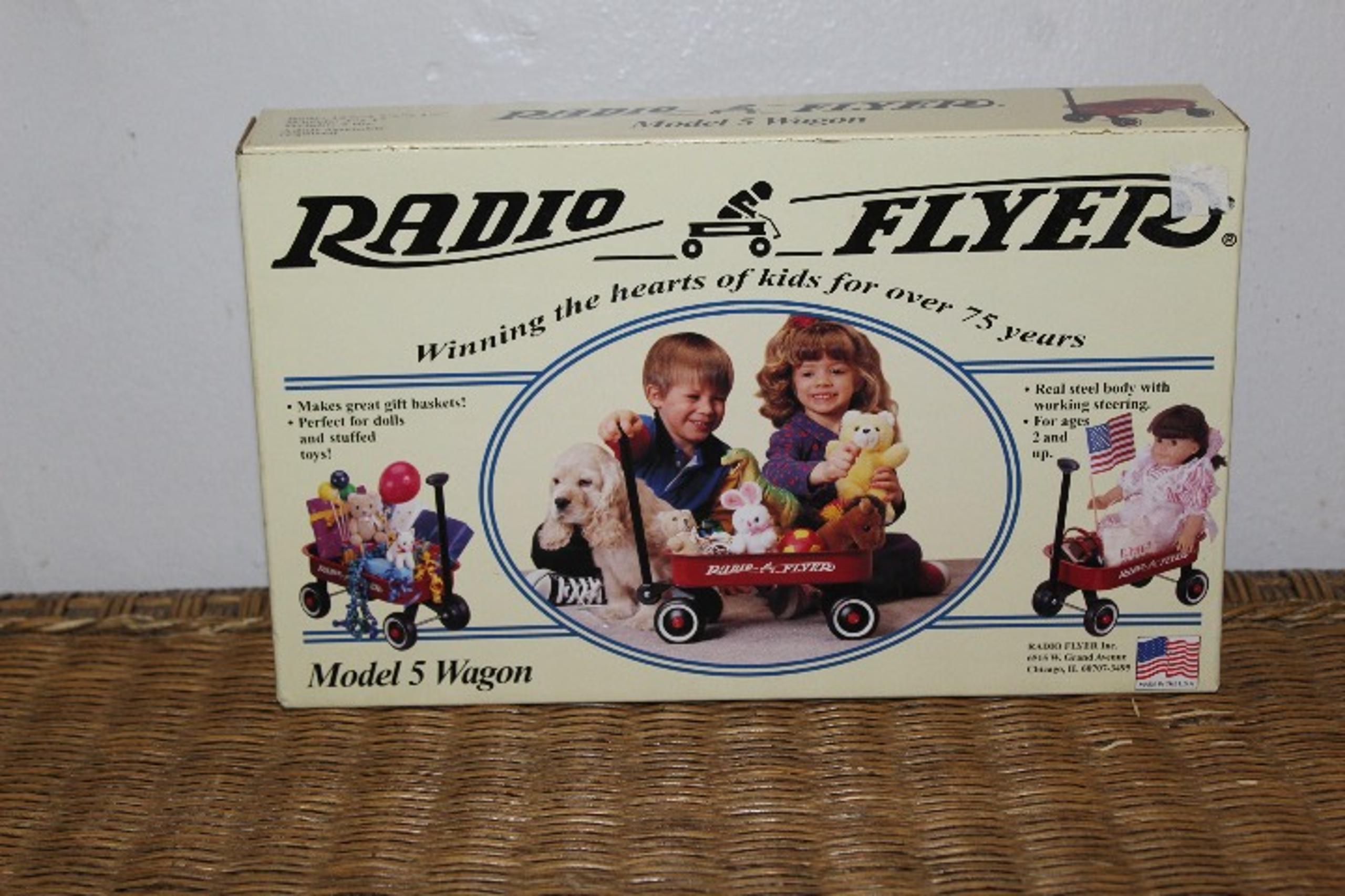 Radio Flyer Little Red Steel Wagon No. 5.  Sealed.  Vintage_1995