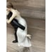 Wedding Playful Football Sports Couple Wedding Cake Topper