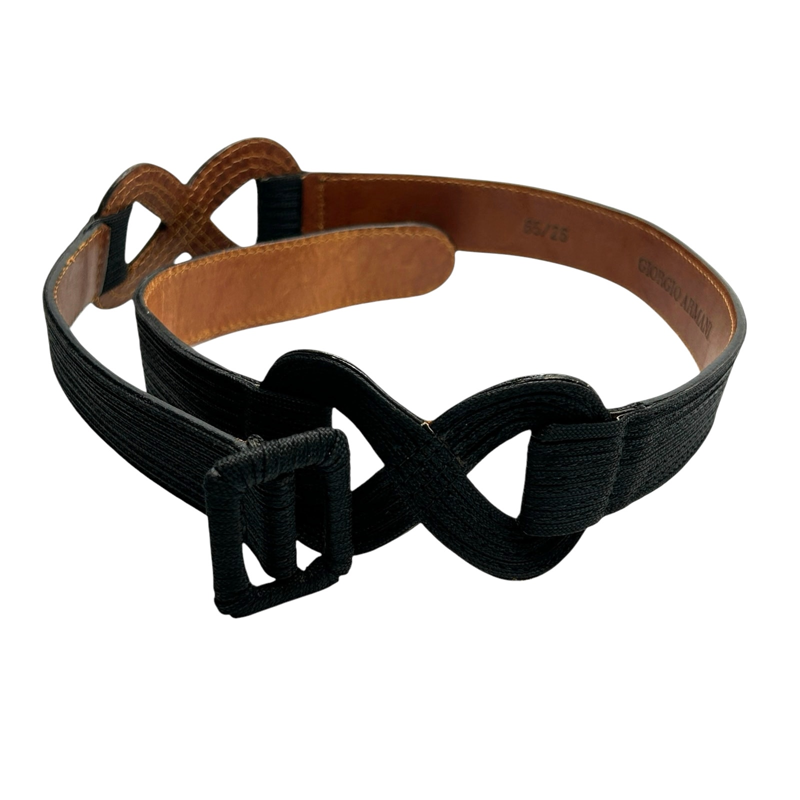 GIORGIOARMANI　BELT  VINTAGE Giorgio Armani Leather Belt - 90 cm