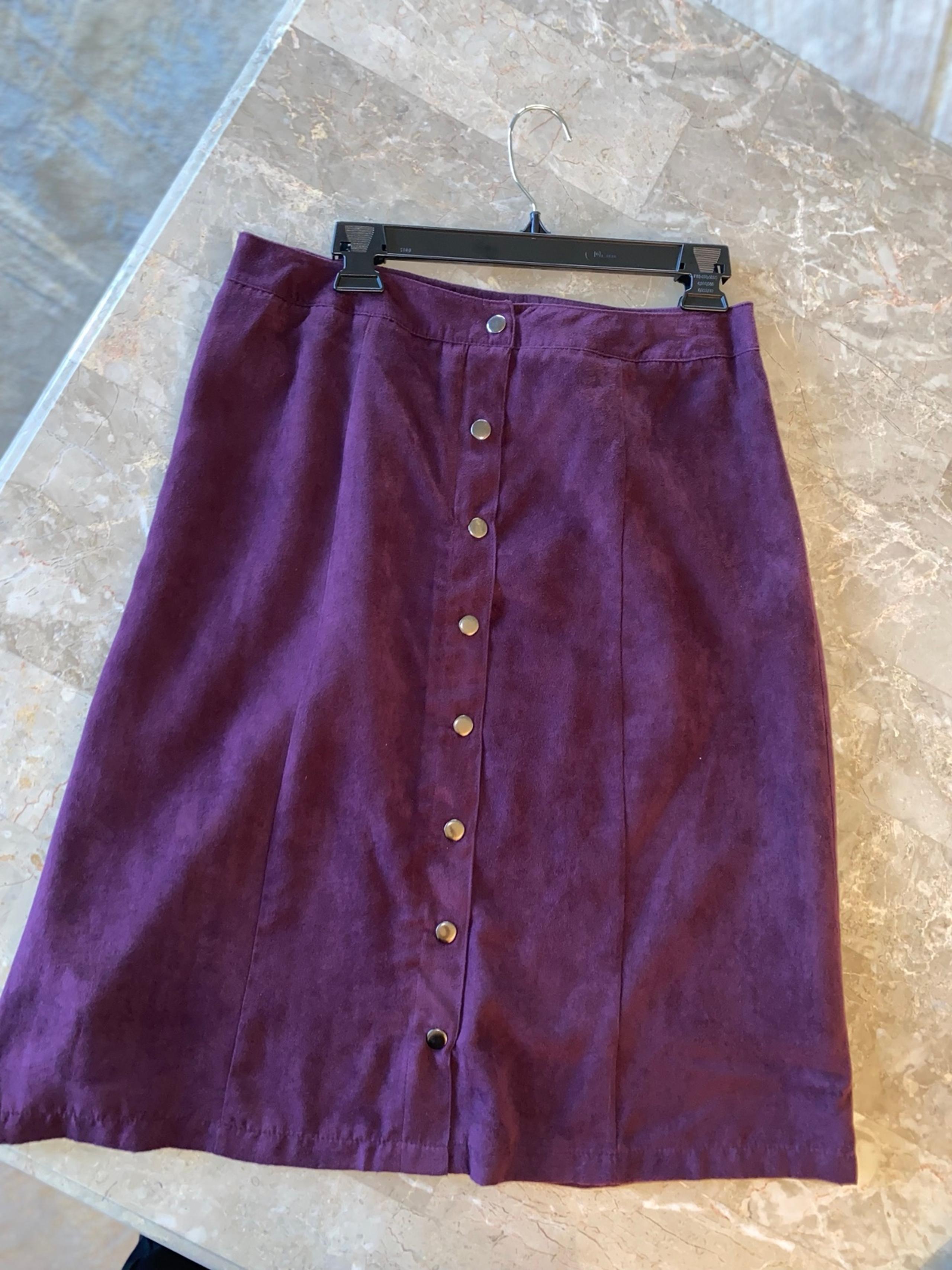 Croft & Barrow Women's Sueded Skirt