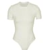 SKIMS Cotton Jersey T-Shirt Bodysuit - Bone Small