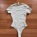 SKIMS Cotton Jersey T-Shirt Bodysuit - Bone Small