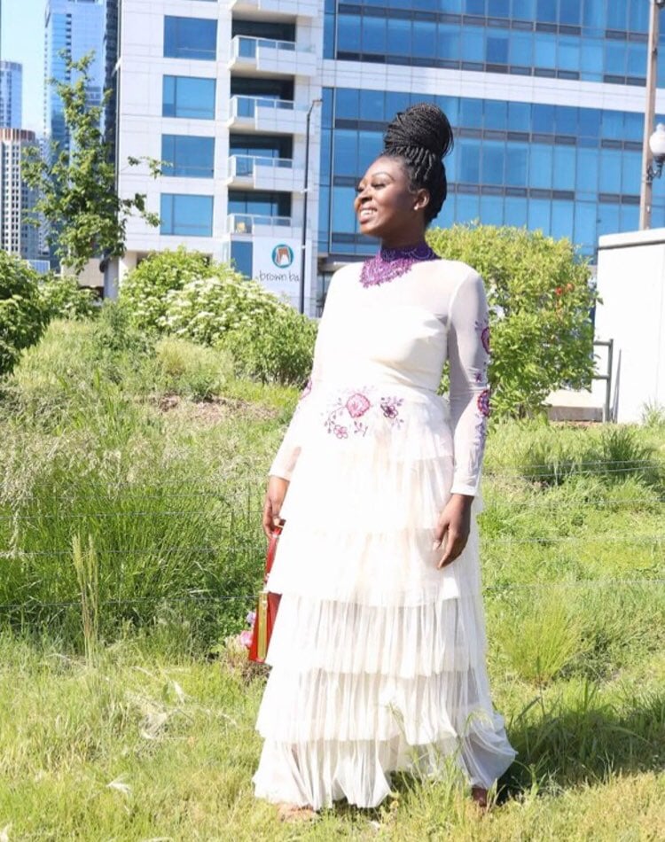 Vintage Style Tiered Dress (Large - 10)
