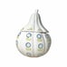 RARE Anthropologie Gourd Pear Pumpkin Shaped Sugar Bowl, 3 pc