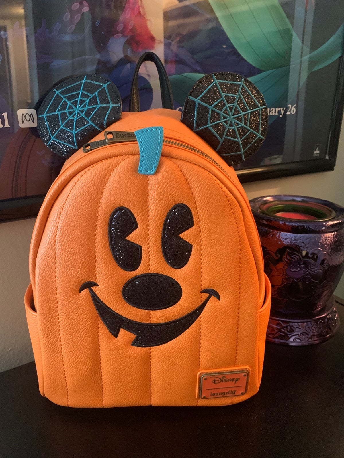 Loungefly Mickey pumpkin Backpack