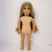 American Girl Doll Long Blonde Hair Blue Eyes Tag 2008, Neck Pleasant Company
