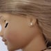 American Girl Doll Long Blonde Hair Blue Eyes Tag 2008, Neck Pleasant Company