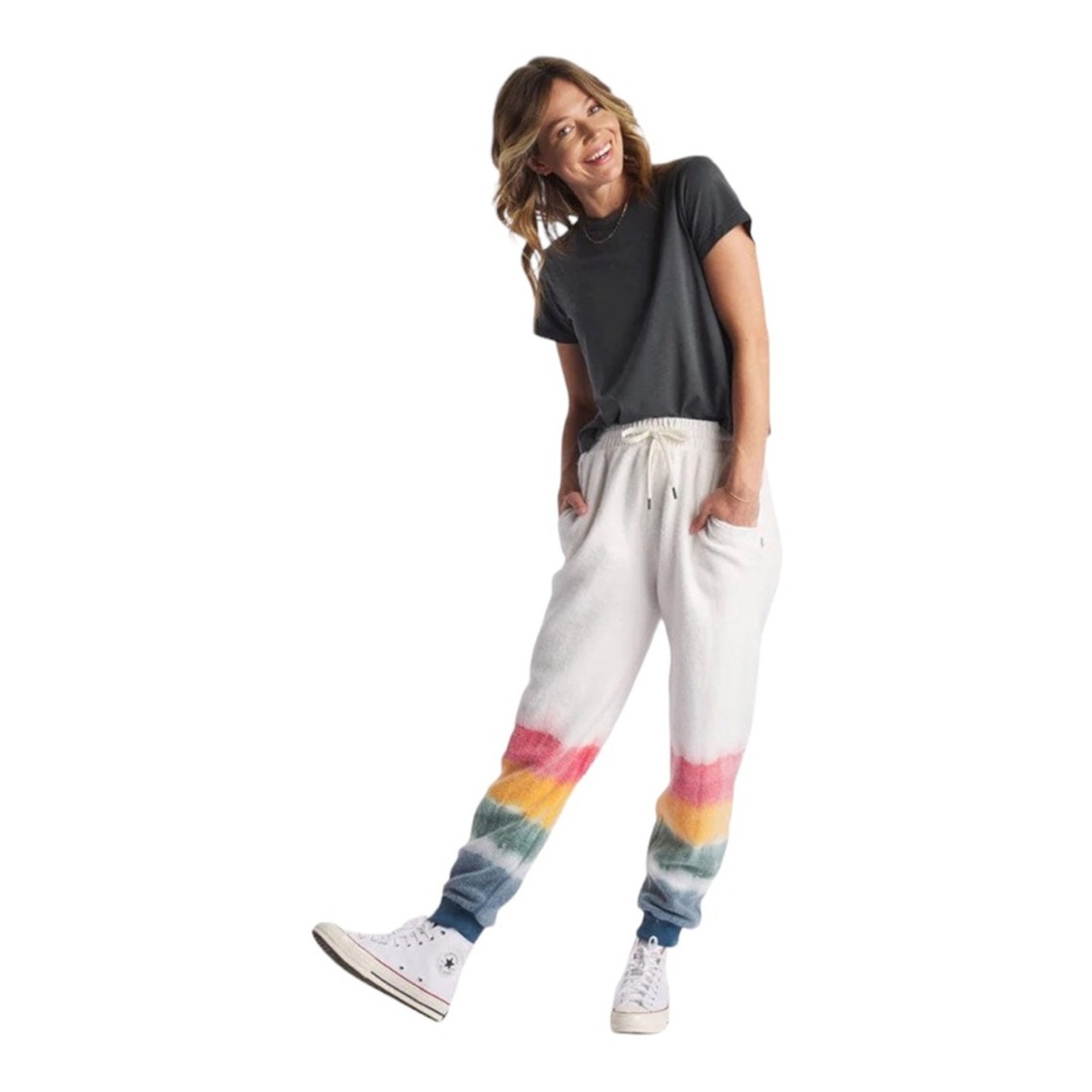 Feat NWT Women's Sunset Lover Supremely Cozy BlanketBlend Jogger Extra Small
