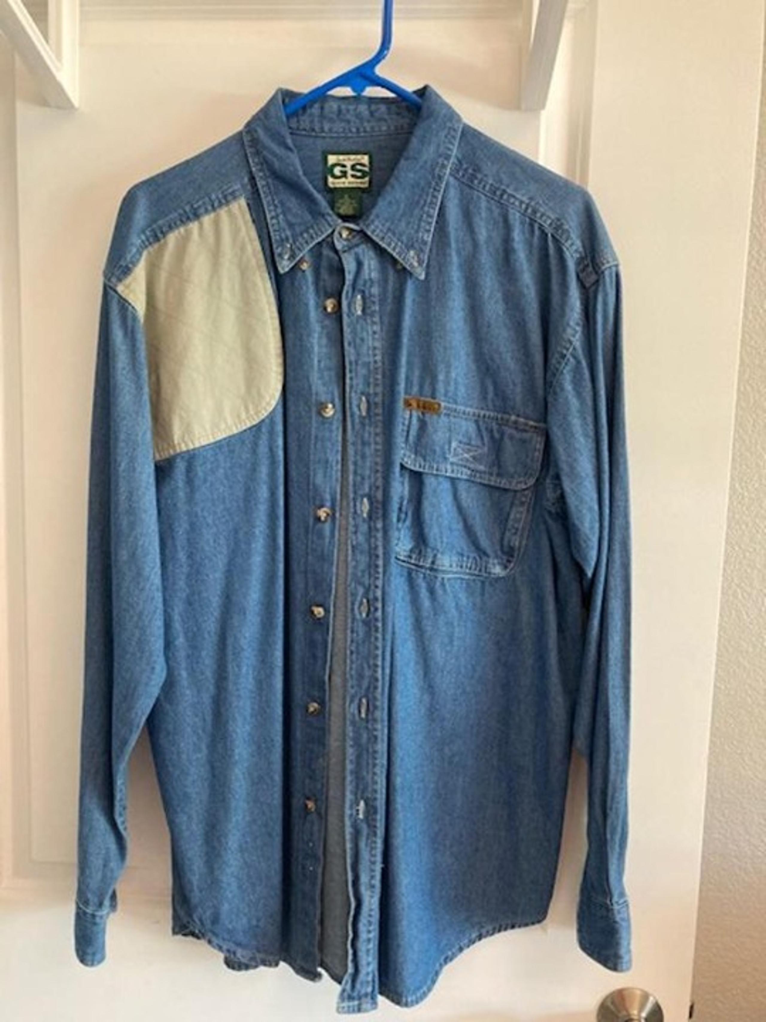 Gander Mountain Guide Series Men's Shooting Shirt- Large Padded/Vented- NEW