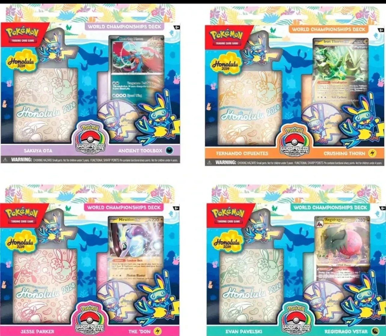Pokemon Pokemon TCG 2024 World Championships Decks Set of 4