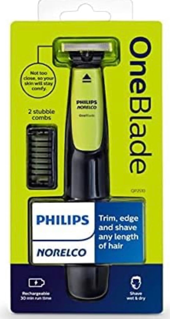 Philips Norelco One Blade Electric Trimmer/Shaver Wet Dry QP2510/49