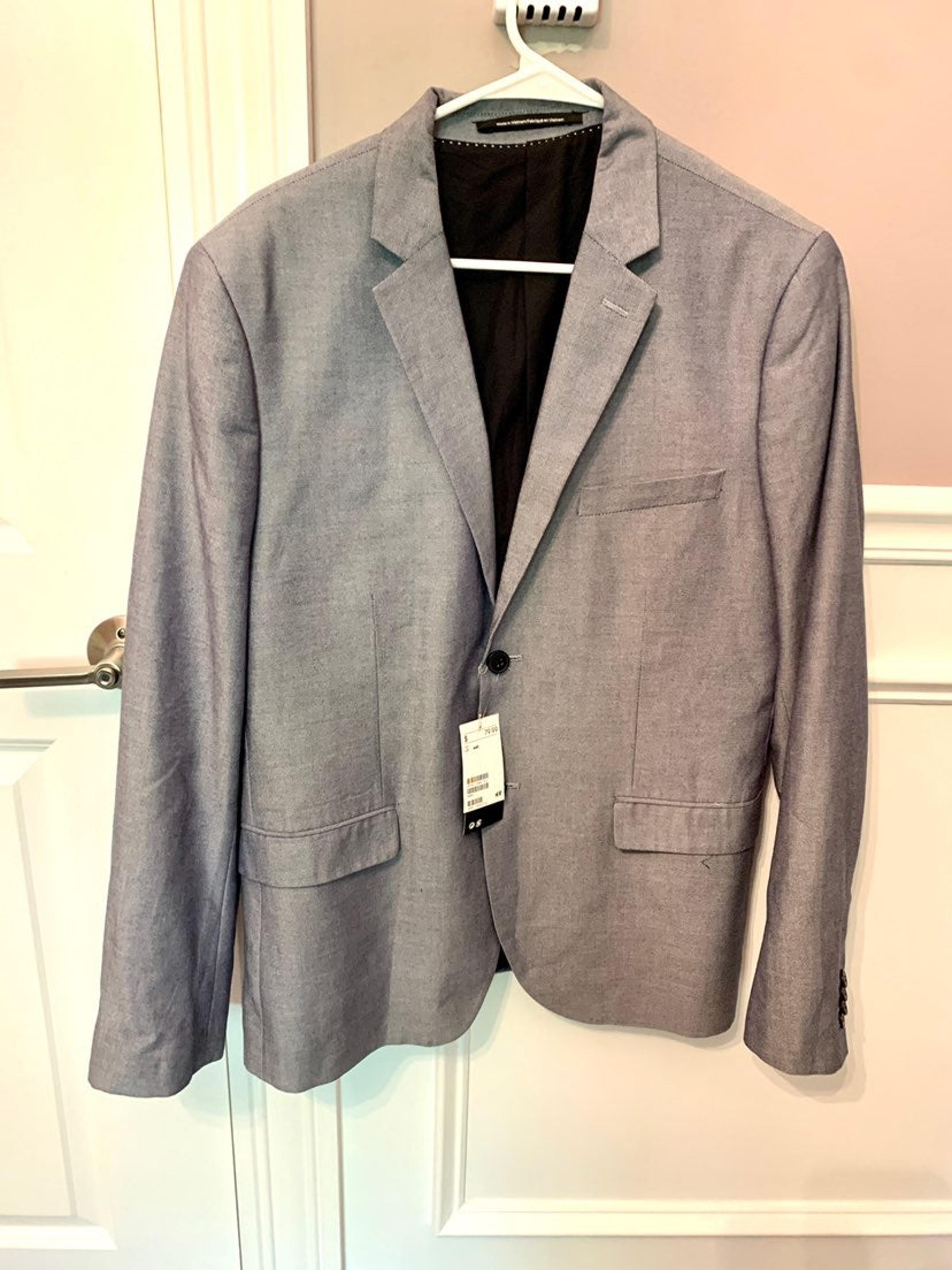 Mens H&M two button blazer jacket 44R