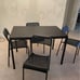dining table with chairs