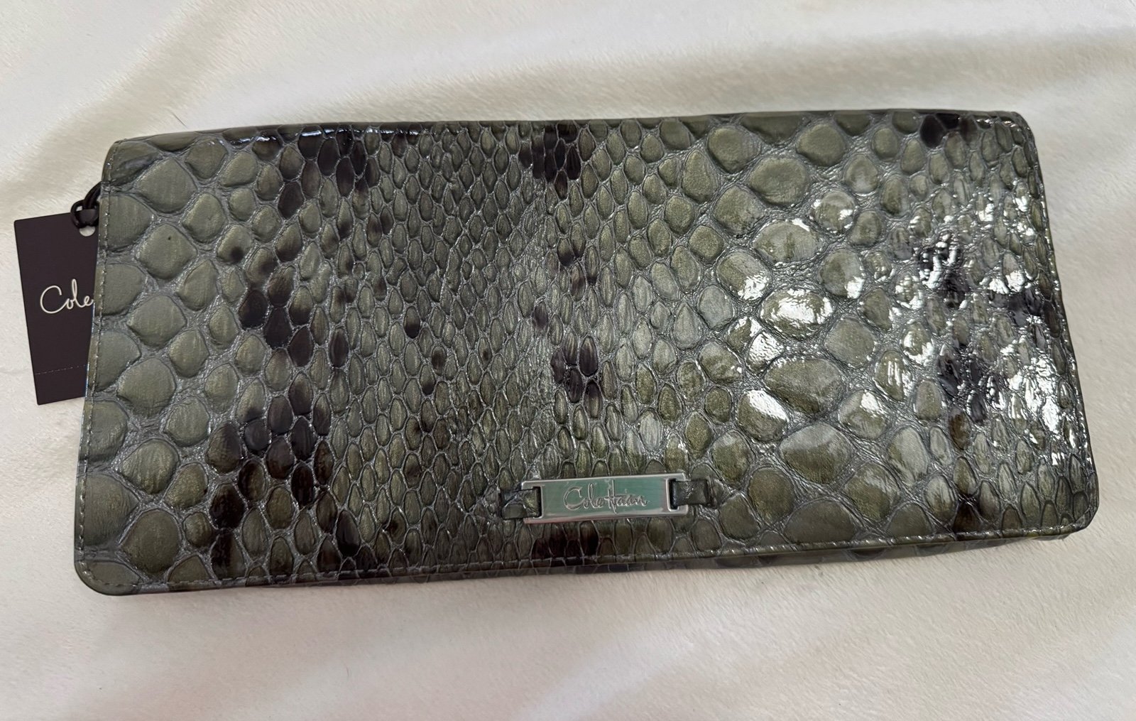 Cole Haan Anaconda Clutch Patent II- Original Price 250