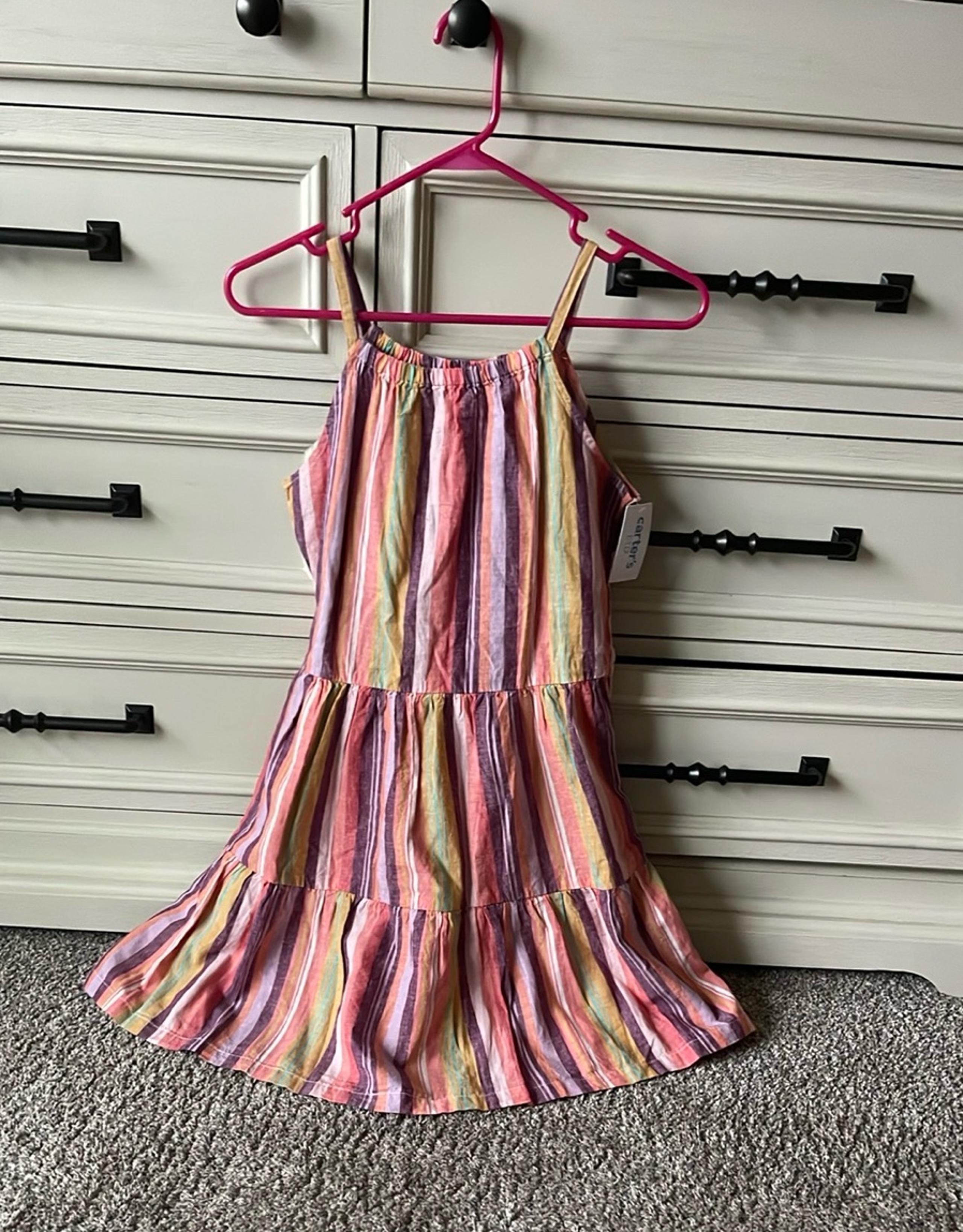 Bright Pink Sleeveless Sundress with Halter Neckline for Casual Wear size 14