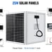 Solar Panel 25W 12V Monocrystalline Waterproof Panel
