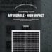 Solar Panel 25W 12V Monocrystalline Waterproof Panel