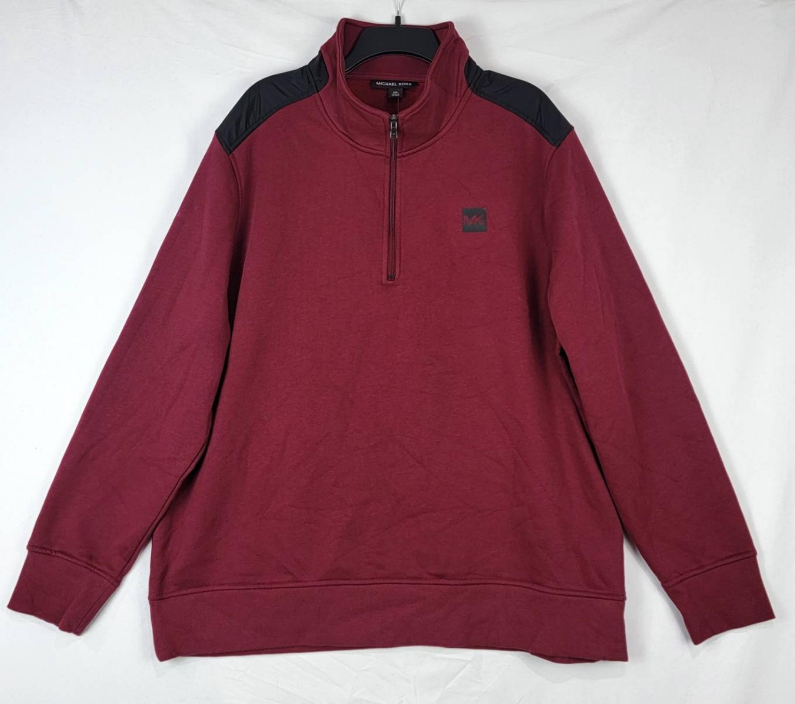 $128 Michael Kors Mens Half-Zip Pullover Sweatshirt