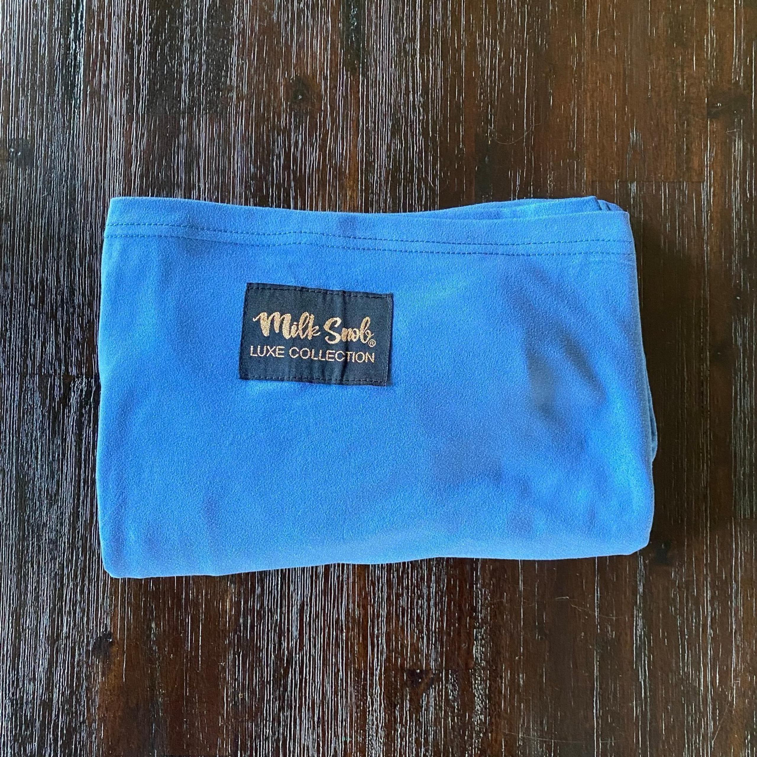 Milk Snob Blue Baby Car Seat Cover/ Nursing Cover