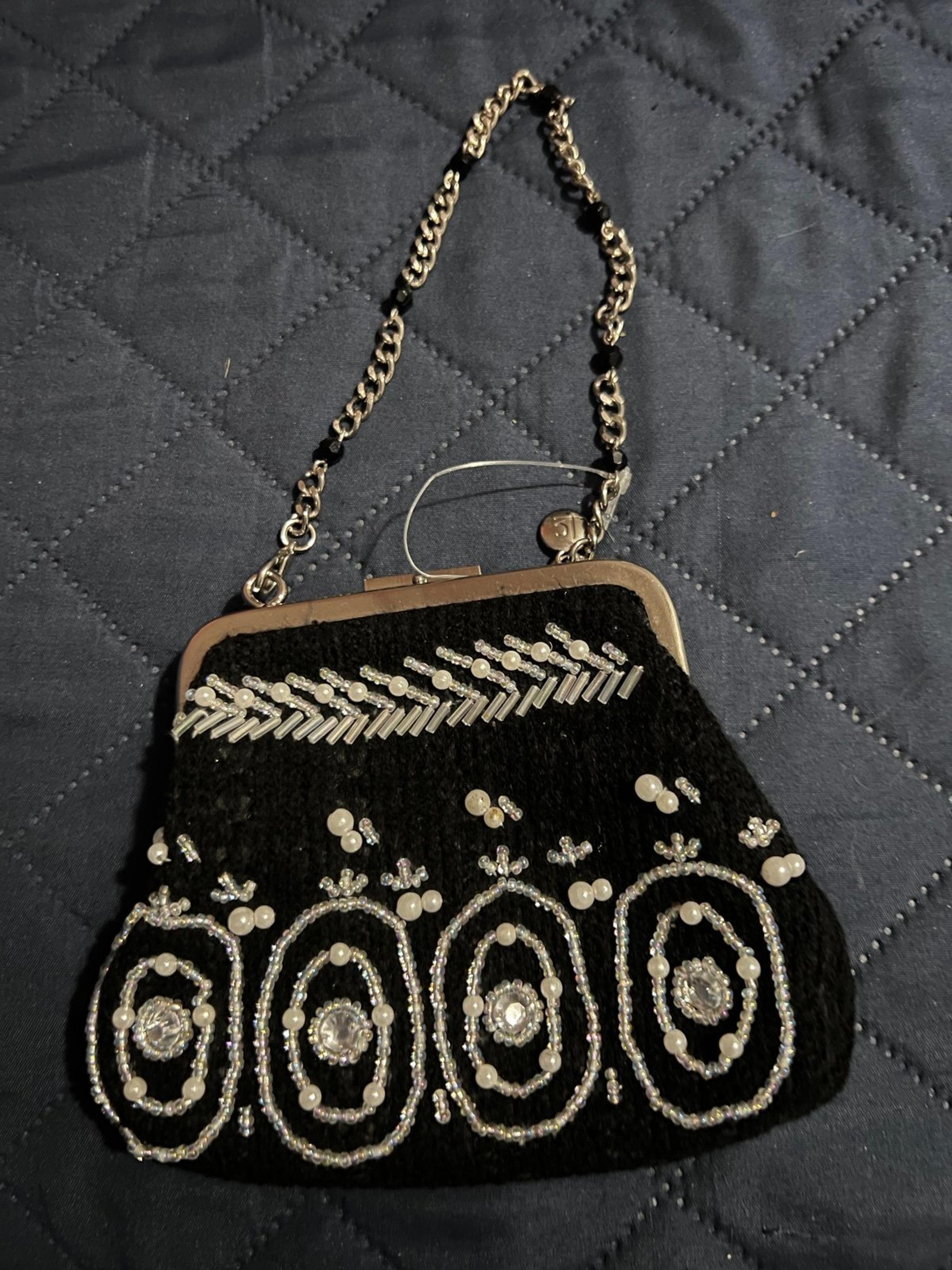 Vintage Liz Claiborne beaded purse NEVER USED