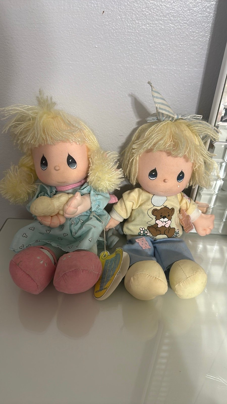 Vintage 1986 Precious Moments Applause Friendship Line & 1989 Precious M