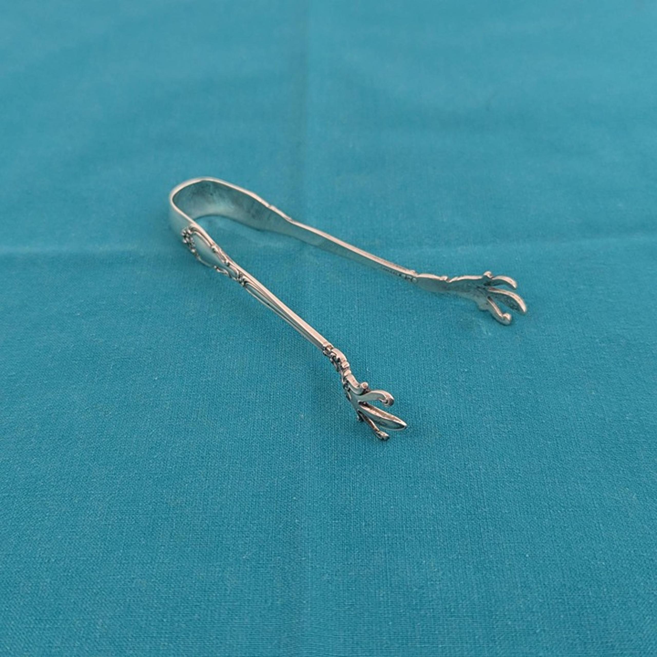 Vintage sterling silver sugar tongs by Gorham