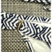 VIX PAULA HERMANNY Tube Triangle Bikini Top + Full Coverage Bottoms L Blue/white
