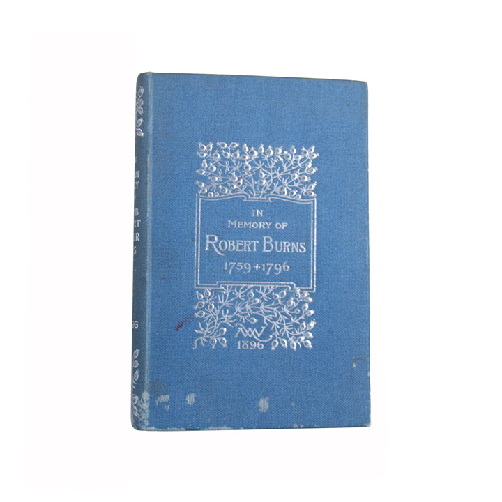 In Memory of Robert Burns - antique anthology of poetry from 1896