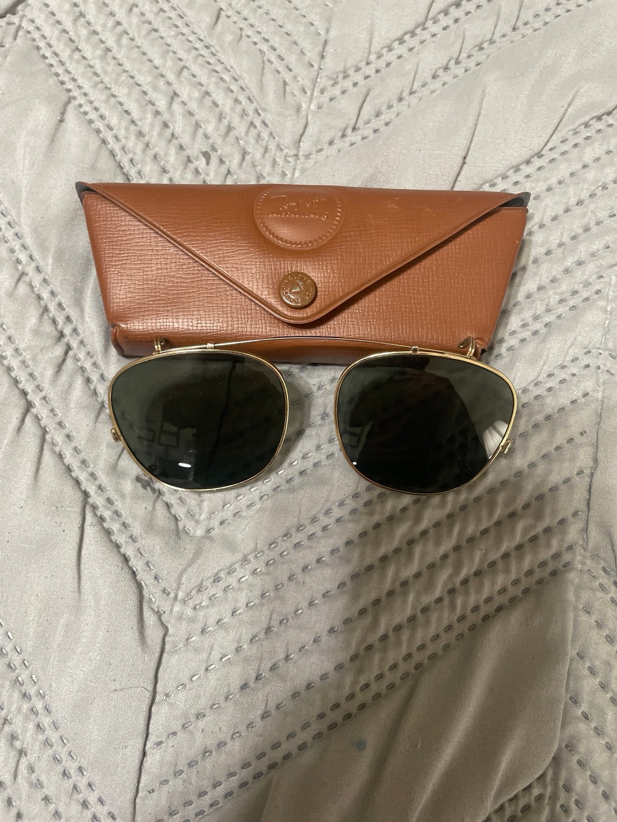 1960s Ray-Ban Bausch & Lomb Clip On Sunglasses