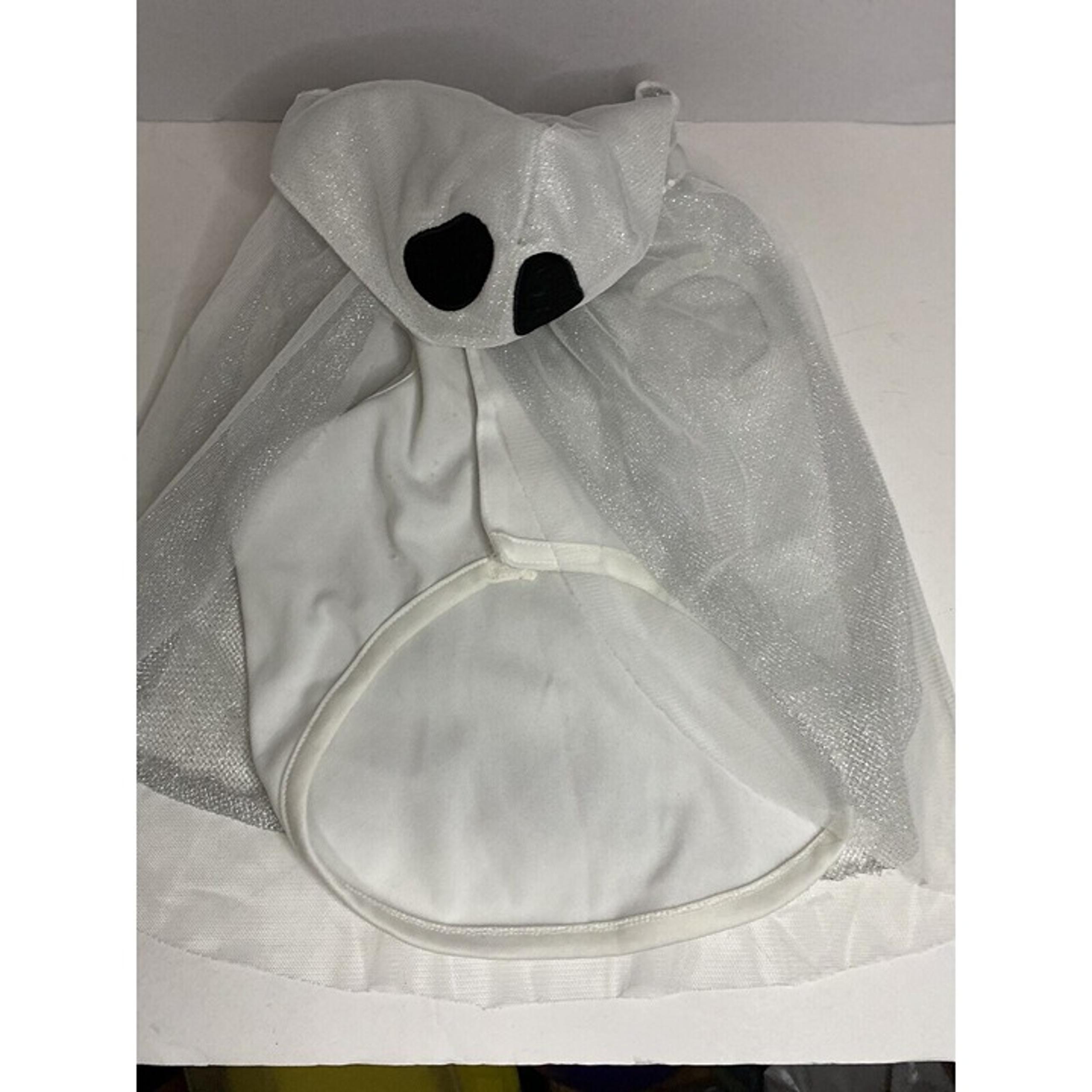 Ghost Halloween Costume Dog Size Medium EUC - Martha Stewart