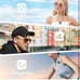 Wireless Lavalier Microphone for iPhone/Android with Lightning, USB C Mini Lapel