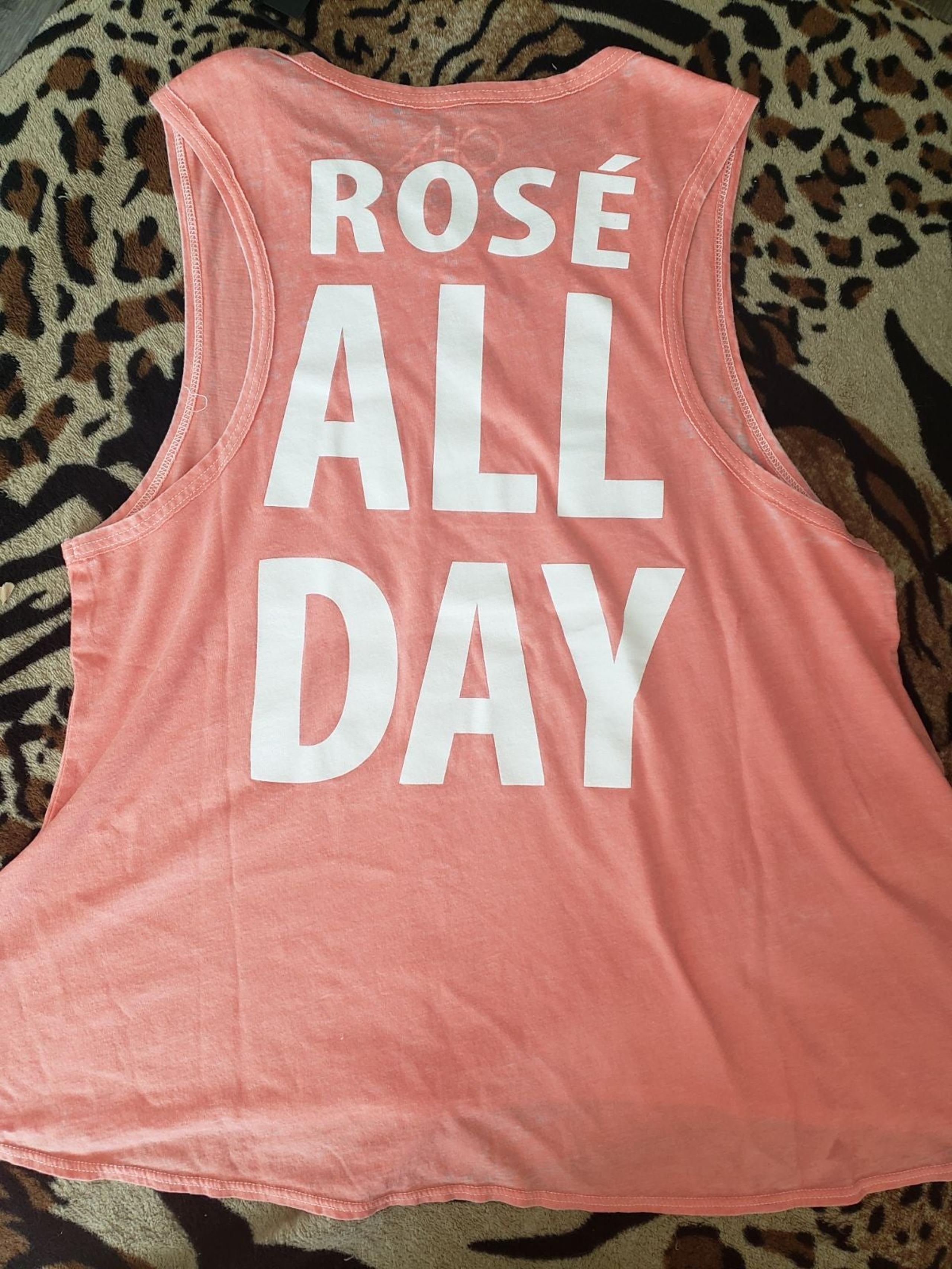 CHASER ROSE ALL DAY TANK TOP NEW M