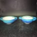Vintage art pottery ramekins/small baking dishes/ovenware