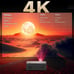 4K Projector WiFi & Bluetooth, 850ANSI, 1080P, Auto Focus/Full-Angle Up To 300