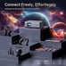 4K Projector WiFi & Bluetooth, 850ANSI, 1080P, Auto Focus/Full-Angle Up To 300