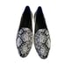 Rothy's 'The Almond' Black Animal Print Loafer Python Size 6.5