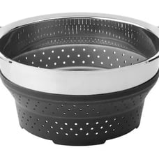 IKEA KLOCKREN Silicone Colander 5.3 qt. Stainless Steel For Steaming Vegetables