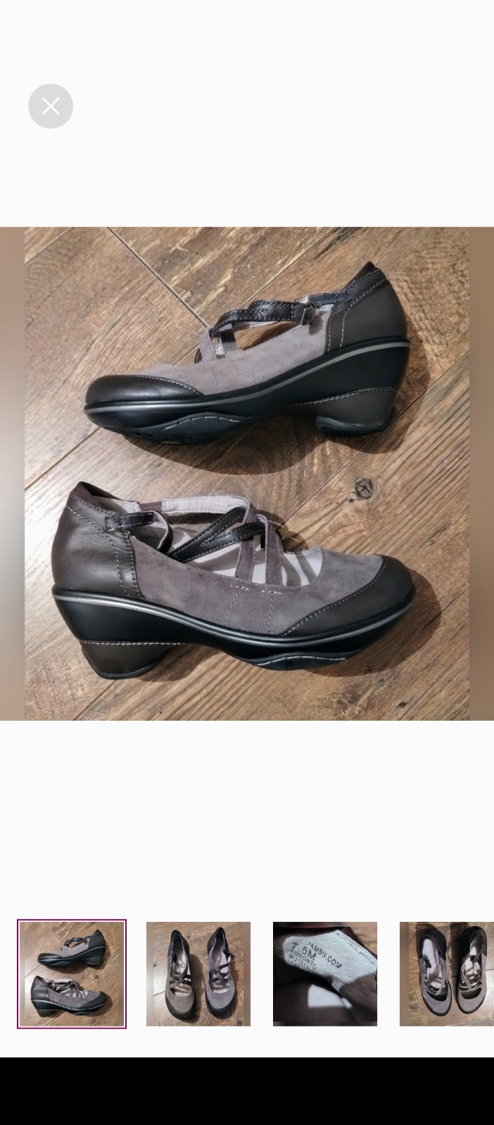 Jambu leather wedges