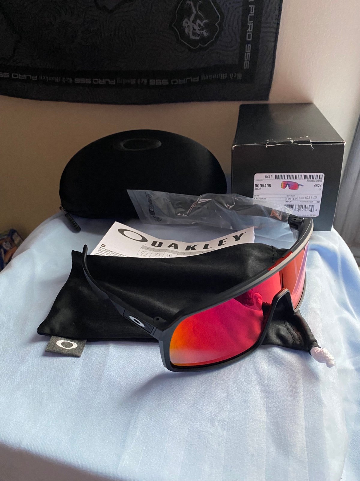 Oakley Sutro Matte Black Glasses with Prizm Road Lenses